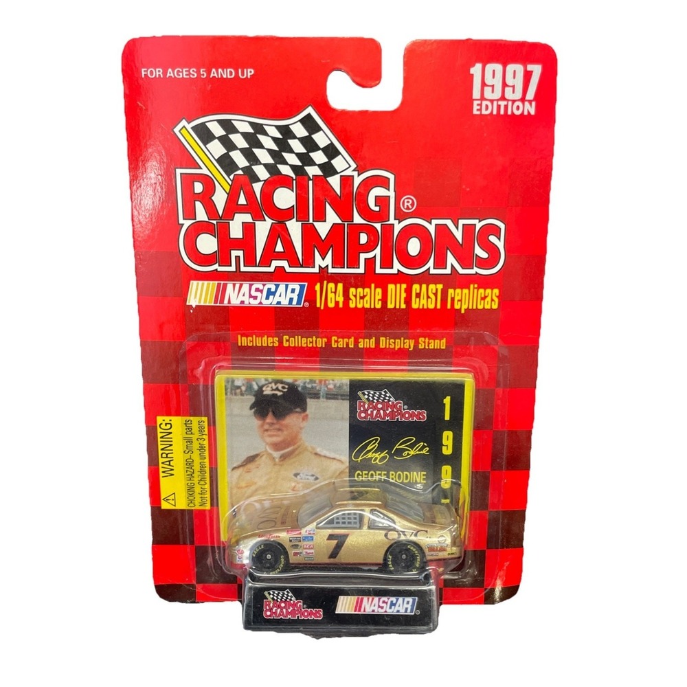 Geoff‎ Bodine QVC Gold #7 Racing Champions 1997 Edition 1:64
